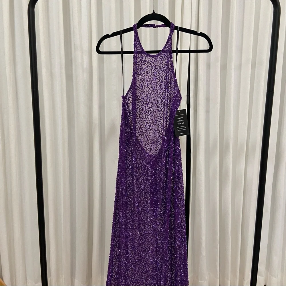 Retrofete Clarisse Sheer Sequin Dress - Picture 2 of 8